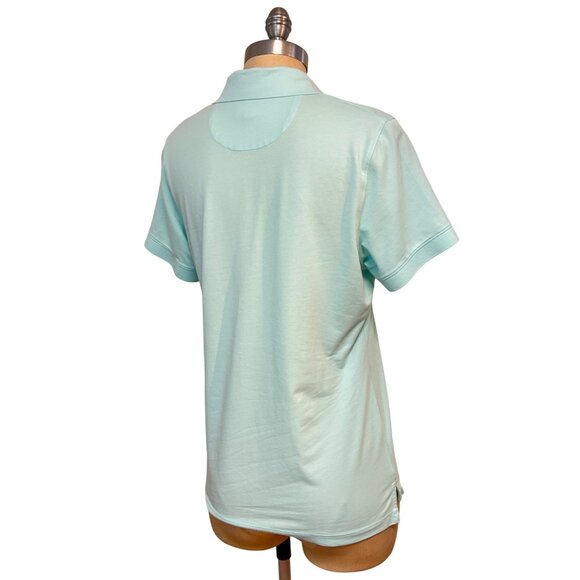 Magnolia Lane Masters Golf Polo Shirt Aqua Augusta National Medium - Picture 3 of 5